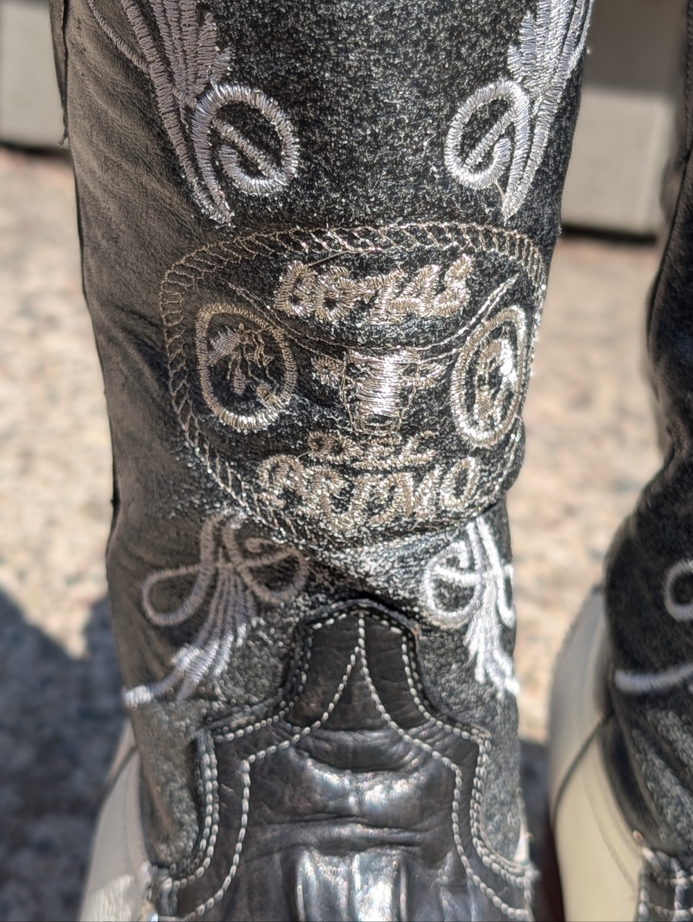 Botas Del Primo Rare Men's Leather Caiman Cowboy Boots Mexico 29 US 11/11.5 - Picture 5 of 16